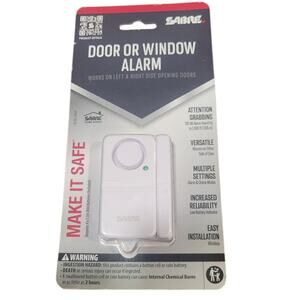 Sabre Door/Window Alarm Self-Monitoring Sensor Battery Adhesive Mount 90° Motion